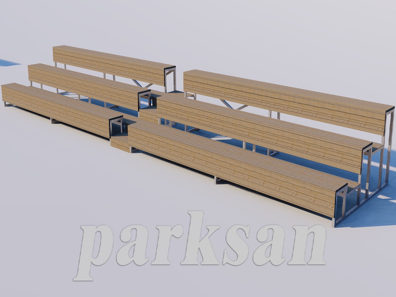 Tribune Seating Groups / Wooden Tribune Seating Group - 60704  