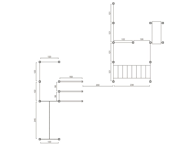 Pull-Up Sports Equipment   / 61510 - Pull-Up Teknik Resim