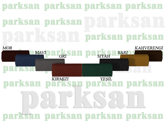 Rubber Parquet Flooring / 61014 - Rubber Border Color Chart