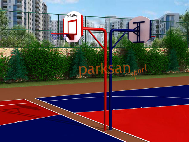 Basketball Court Equipment / Training Type Two-Way Basketball Hoop with Fiber Board (90x120) - 60280