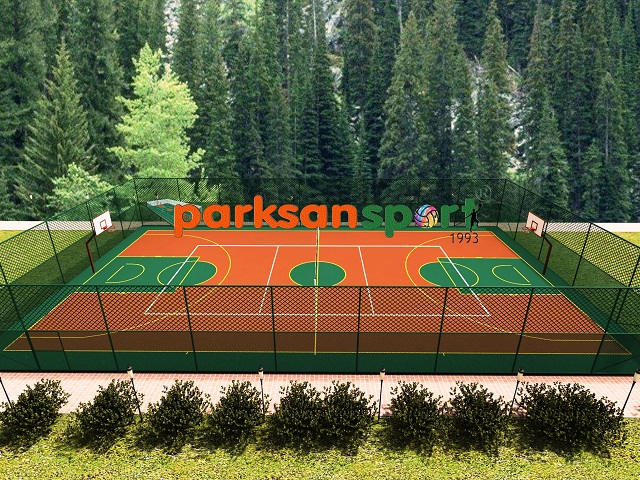 Construction of Sports Fields & Multi-Purpose Sports Fields / Multi-Purpose Sports Field (Basketball + Tennis) - 60138