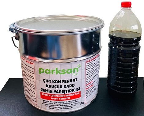 61600 -02  Two Component Rubber Tile Floor Adhesive  (10 kg)