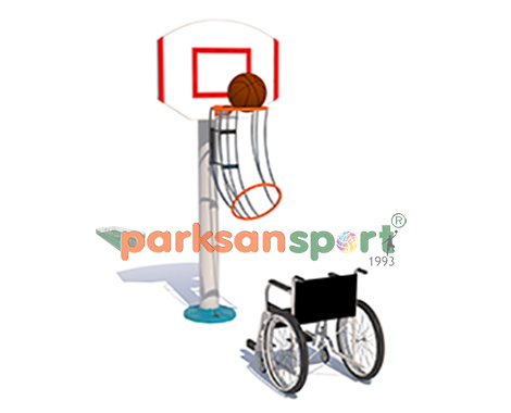Barrier-Free Basketball Hoop with Fiber Board (90x120) - 60230 