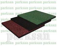 61000-03 Standard Rubber Tile (Black- Red- Green)