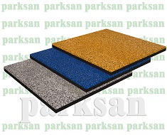 61002 - 04 Rubber Tile Special Colors (White - Yellow - Blue) 