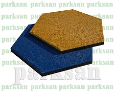 61010-03 Rubber Tile Hexagon Model Special Colors