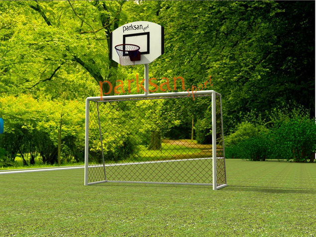 Basketball Court Equipment / Goal with Basket Hoop - 60299