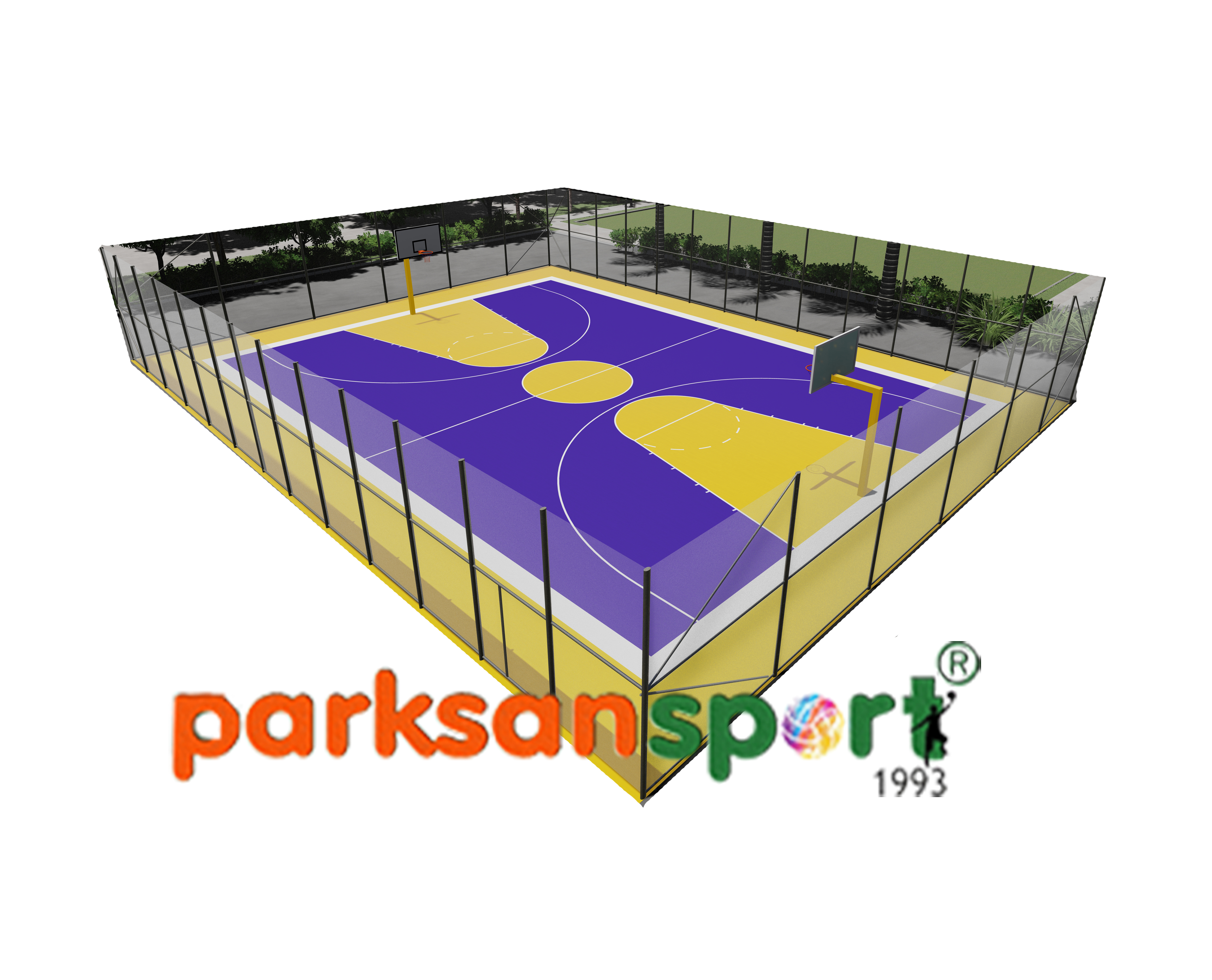 Mini Basketball Court - 60112