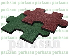 61004-01 Rubber Tile Puzzle Model Standard Colors 