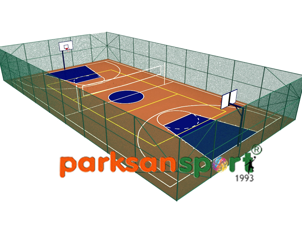 Multi-Purpose Sports Field (Basketball + Volleyball) - 60136