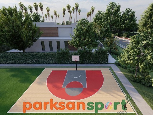 Construction of Sports Fields & Multi-Purpose Sports Fields / Single Hoop Mini Basketball Court - 60100  