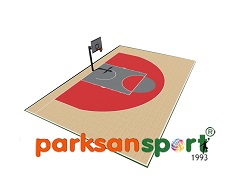 Single Hoop Mini Basketball Court - 60100  