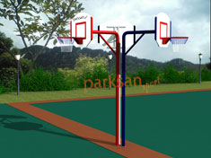 Training Type Three-Way Basketball Hoop with Fiber Board (90x120) - 60282 