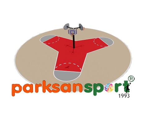 Three-Way Circle Training Type Basketball Court - 60122  